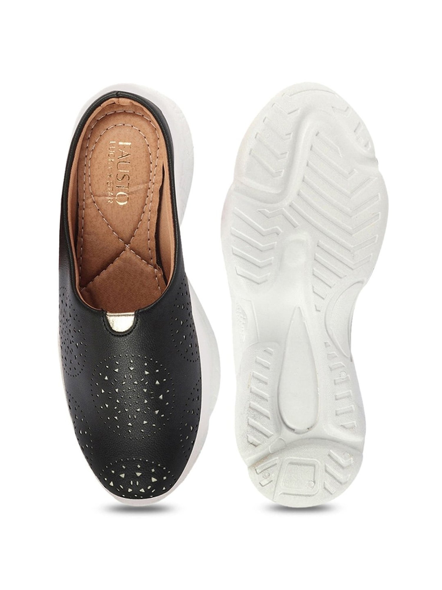 Fausto Women's Black Mule Shoes