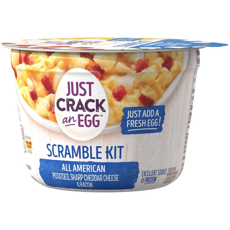 Ore-Ida Just Crack an Egg All American Scramble Kit with Potatoes, Cheese, Bacon - 3oz