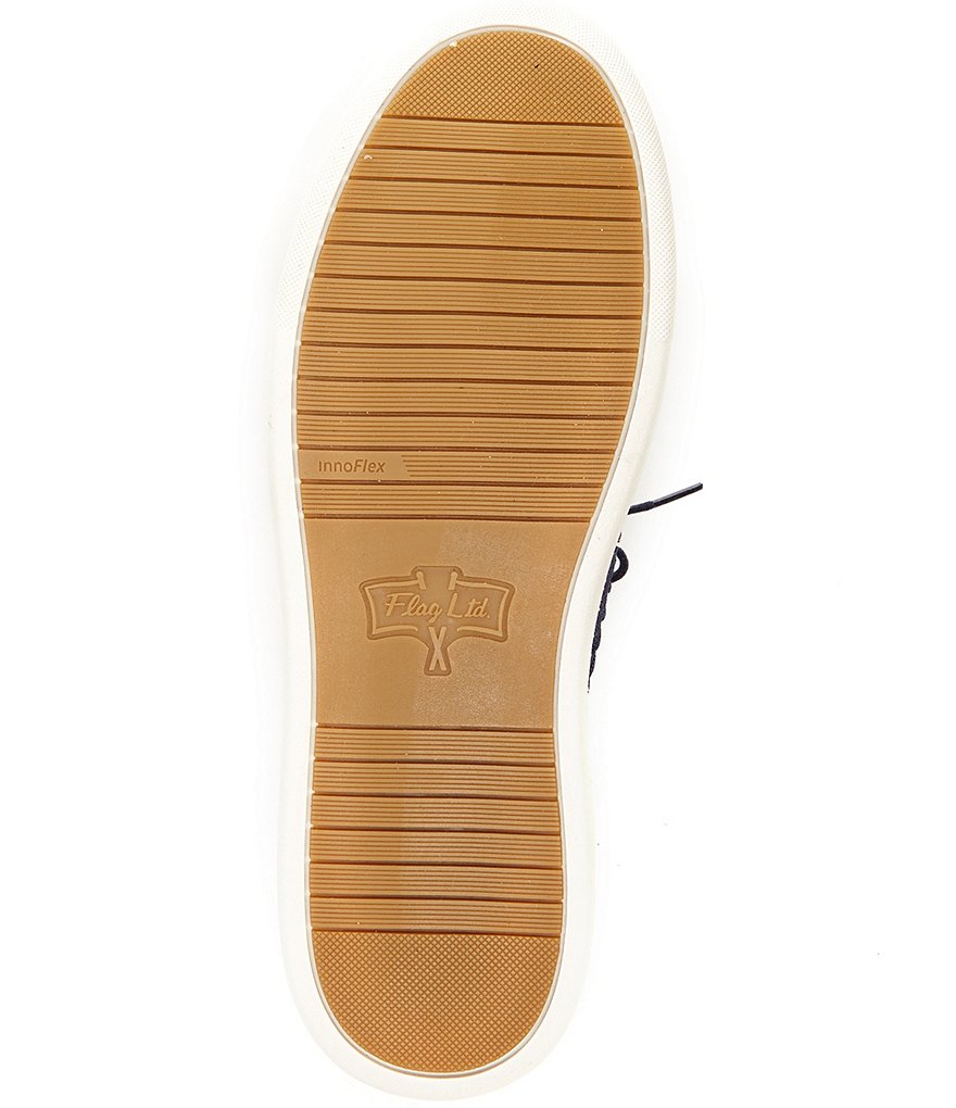 Flag LTD. Men's Boardwalk Plain Toe Lace-Up Knit Sneakers