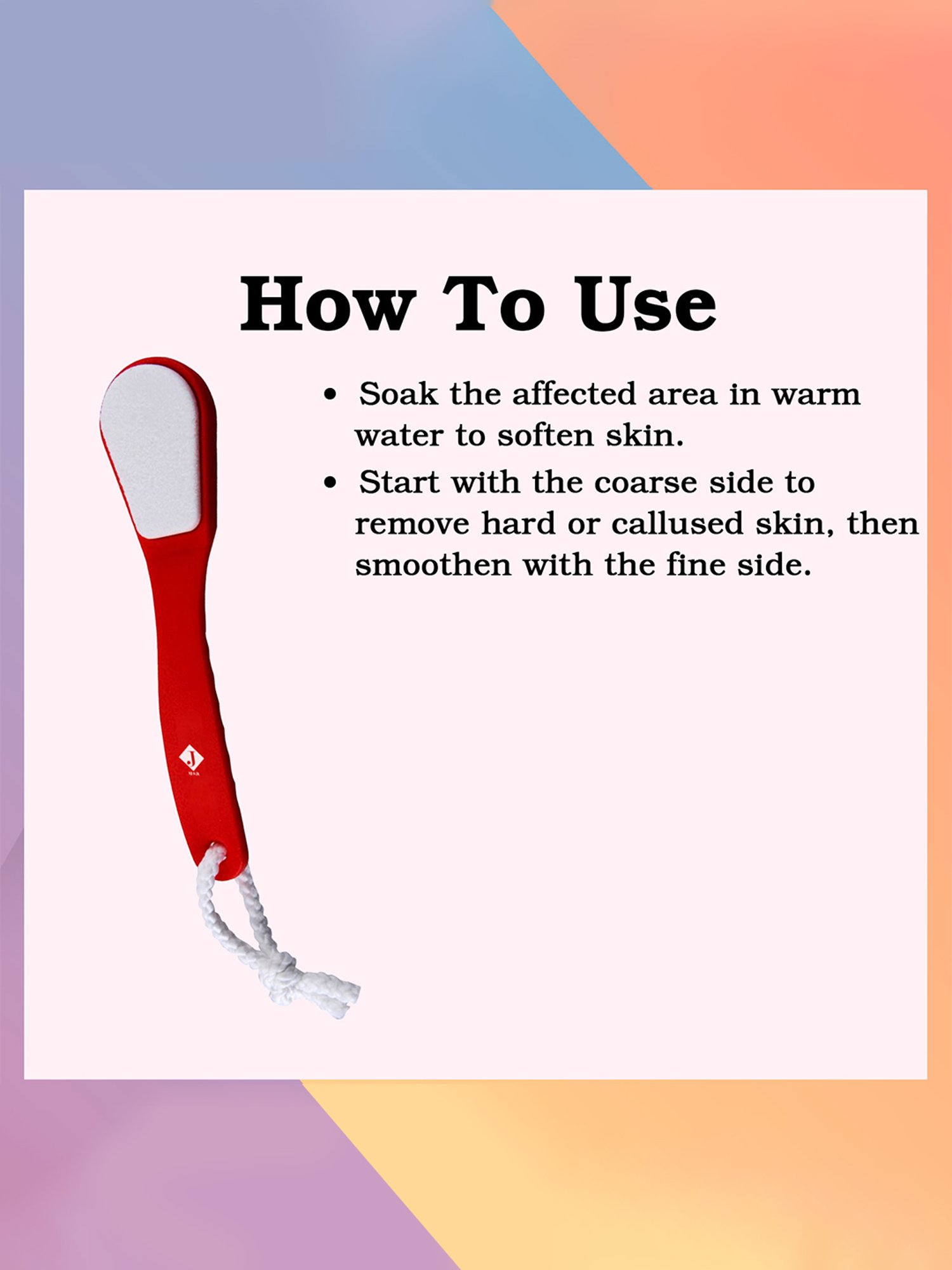 Jaquline USA Ceramic Stone and Pedicure File