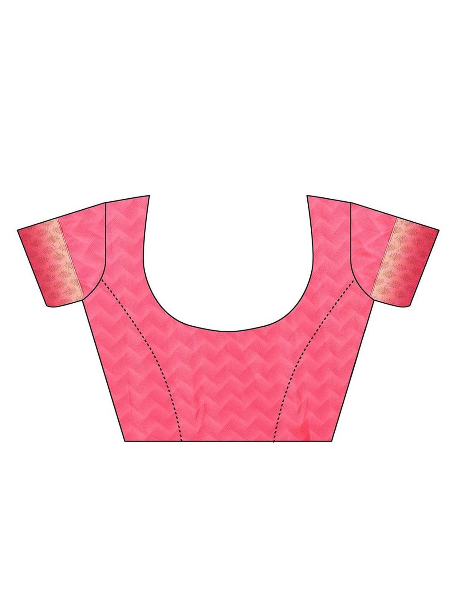 Rangita Orange Printed Saree With Blouse