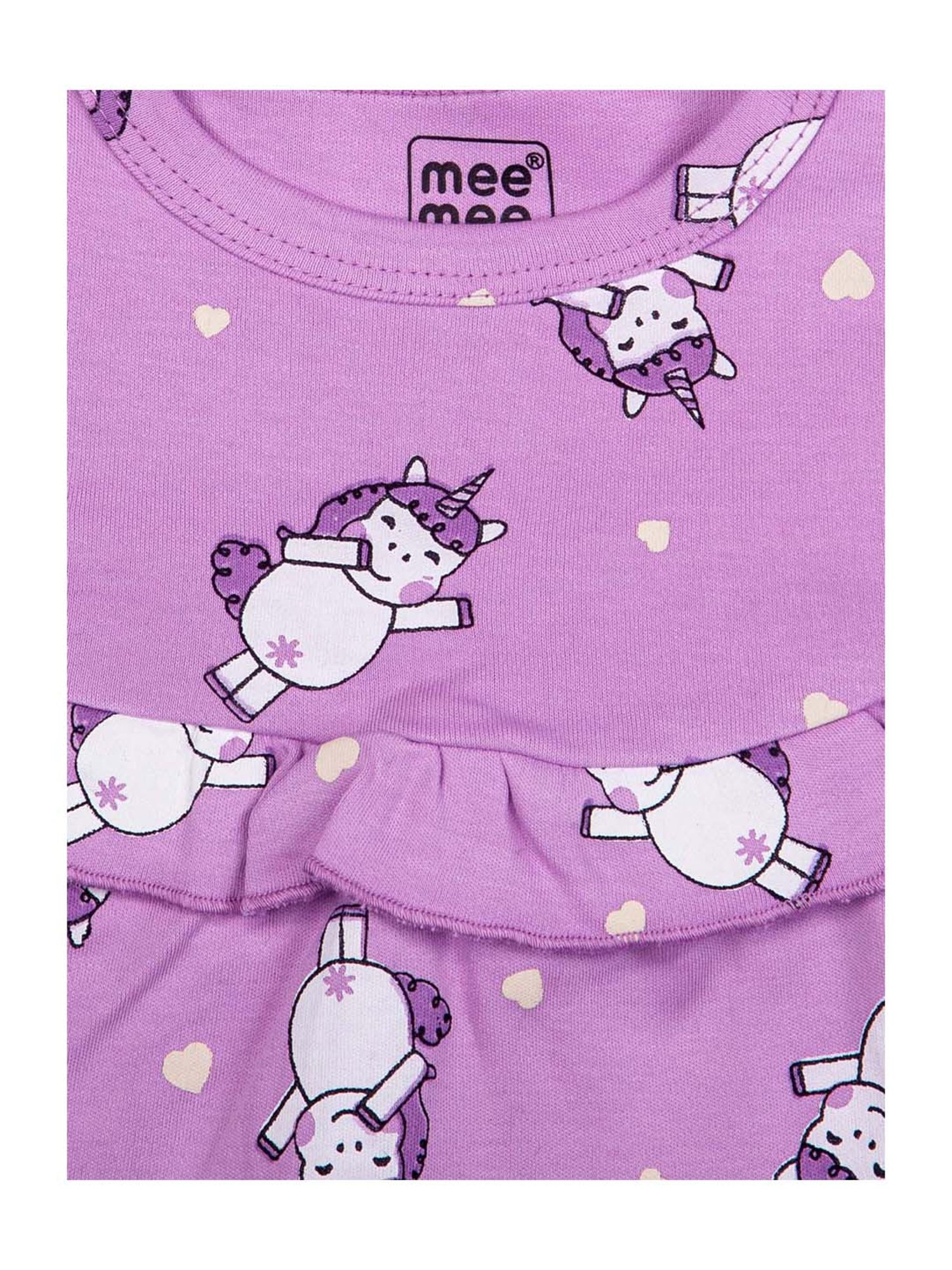 Mee Mee Kids Multicolor Cotton Printed Dresses - Pack of 2