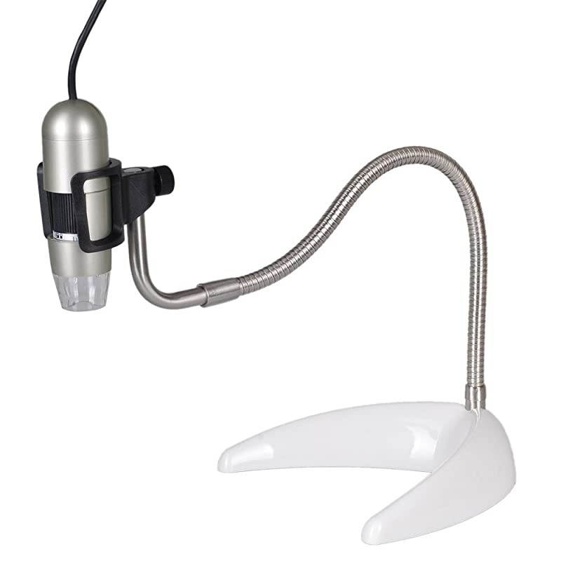 AM3111-MS21W 0.3 MP, 10x-50x, 230x Digital Microscope + White Stand Package