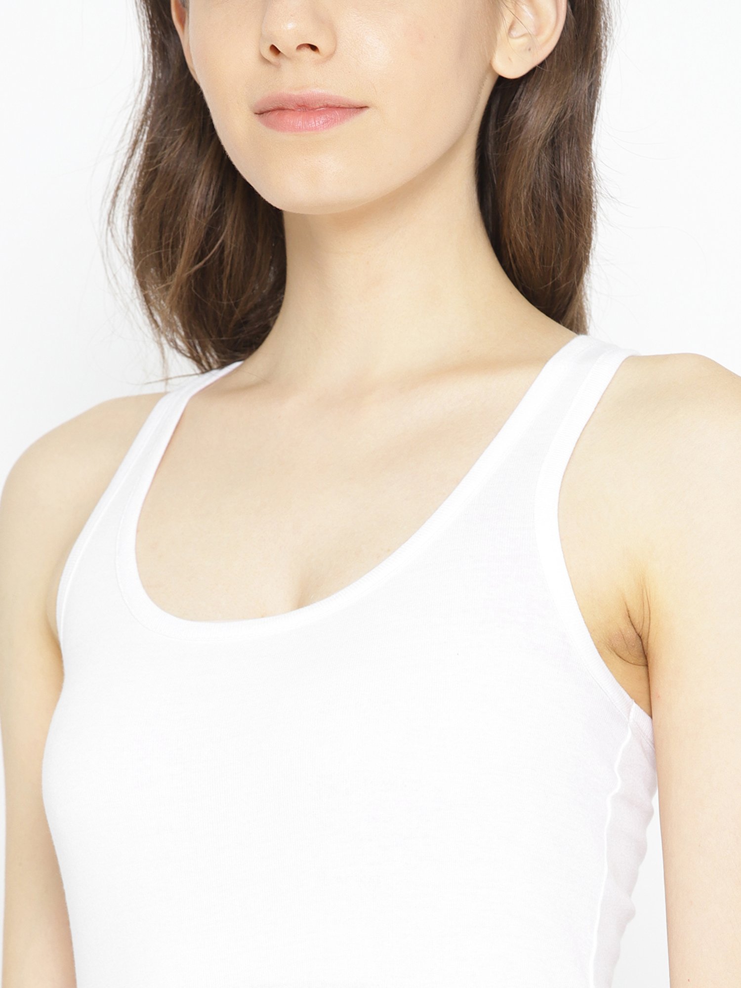 Lady Lyka Multicolor Cotton Camisole (Pack Of 2)