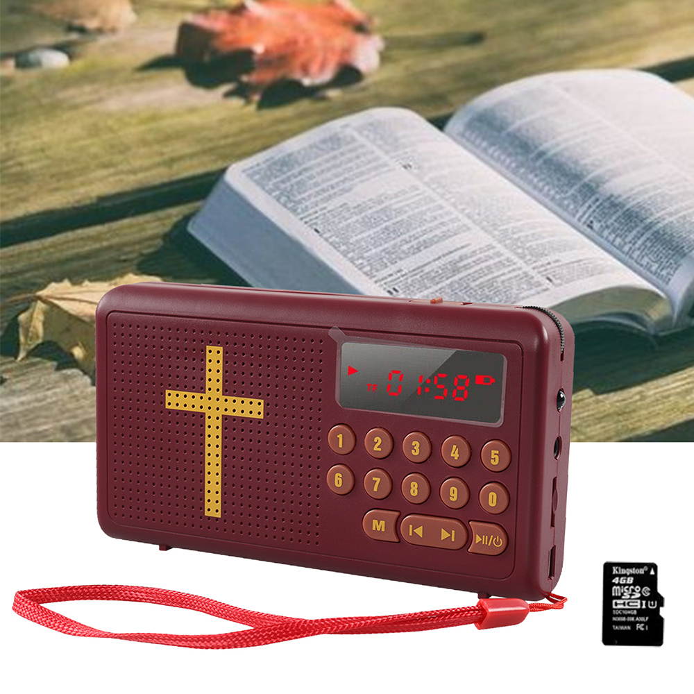 Mignova Bible Rechargeable Audio Player Electronic Bible Talking King James Version