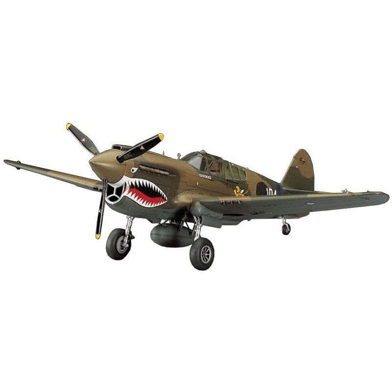 Hasegawa 09086 P-40E Warhawk Fighter Jet Aircraft 1/72 Scale Plastic Model Kit