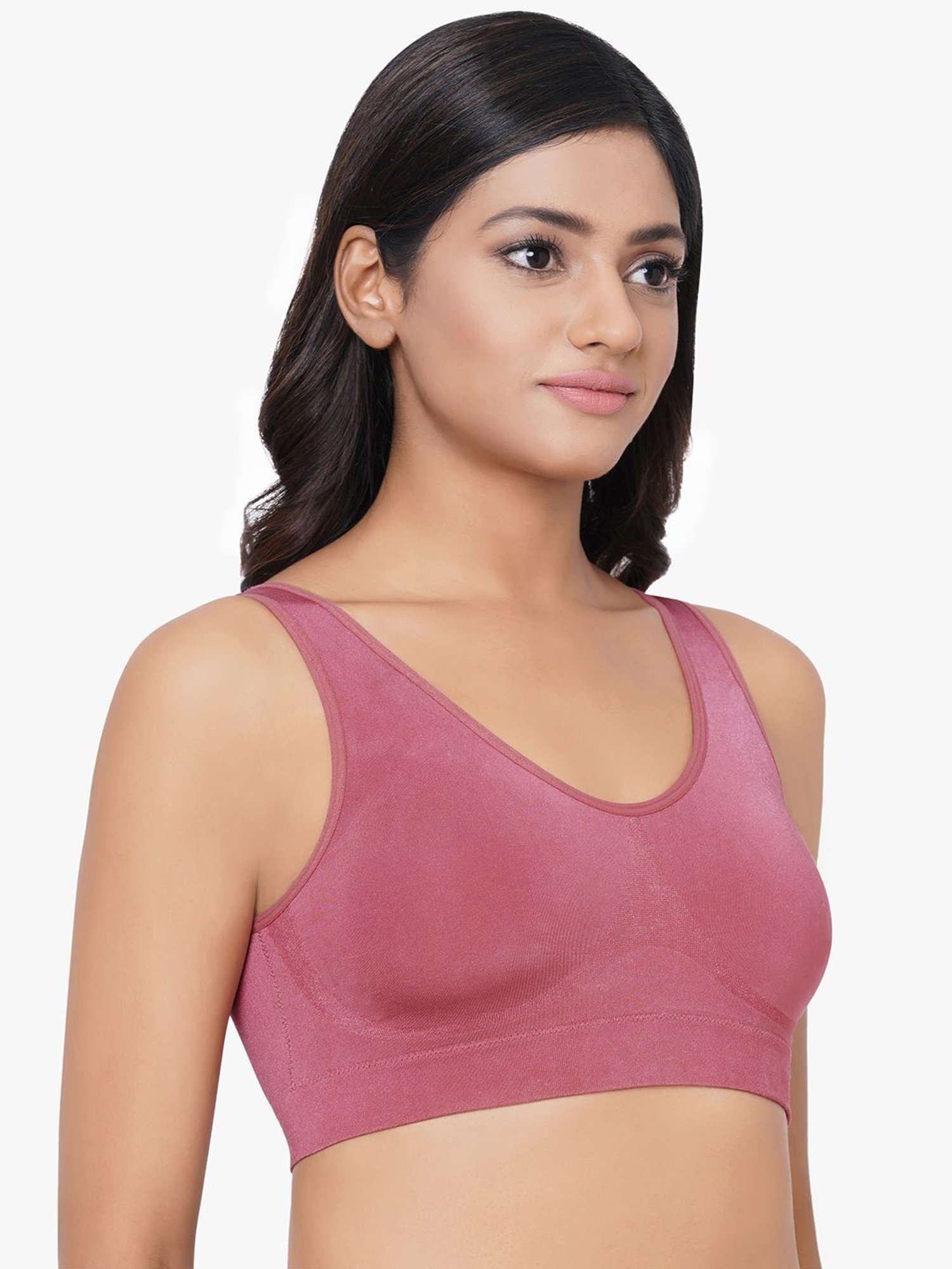 Wacoal Pink Non-wired Padded Bralette Bra