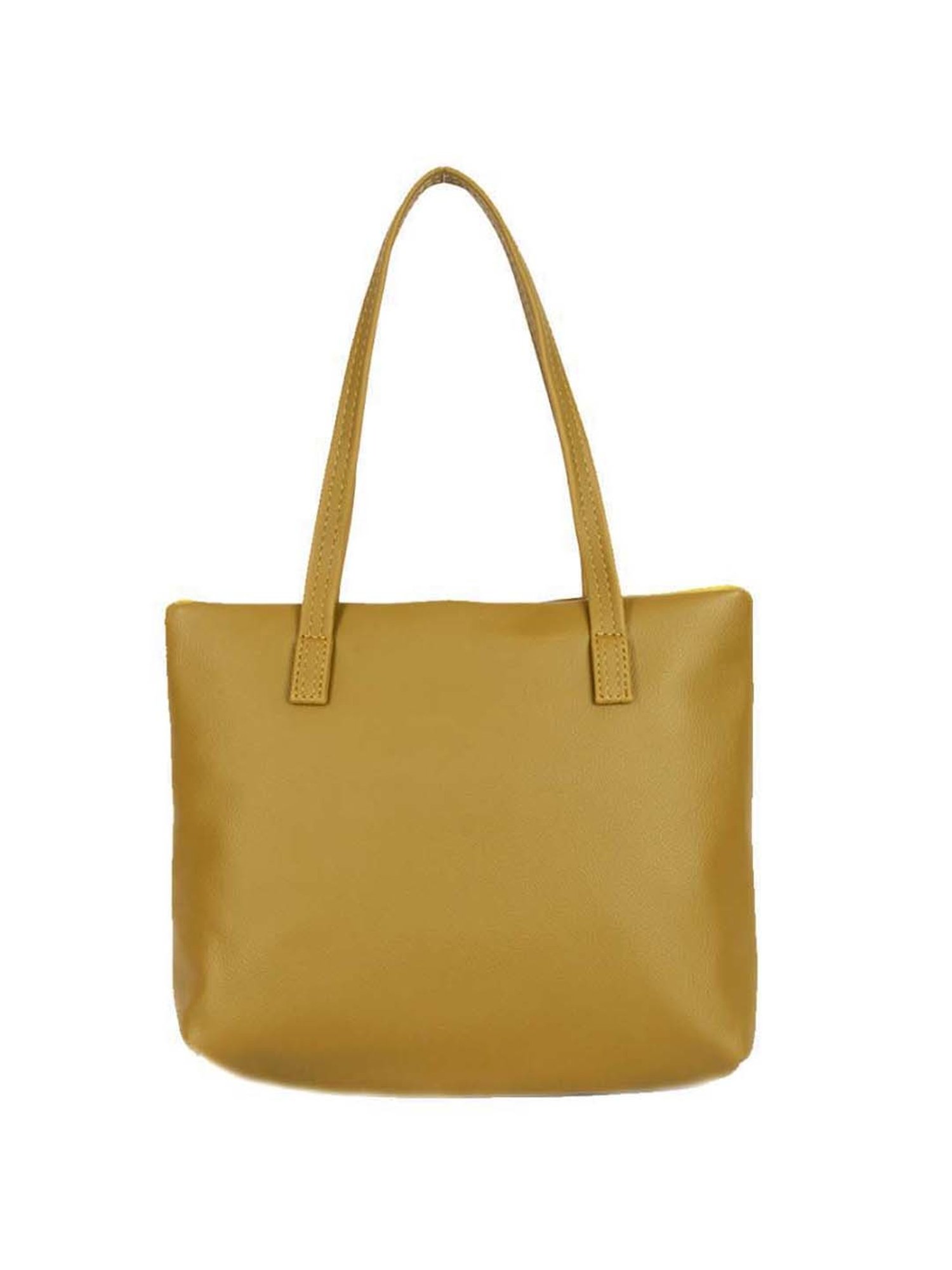 Baggit Olive Solid Medium Tote Handbag