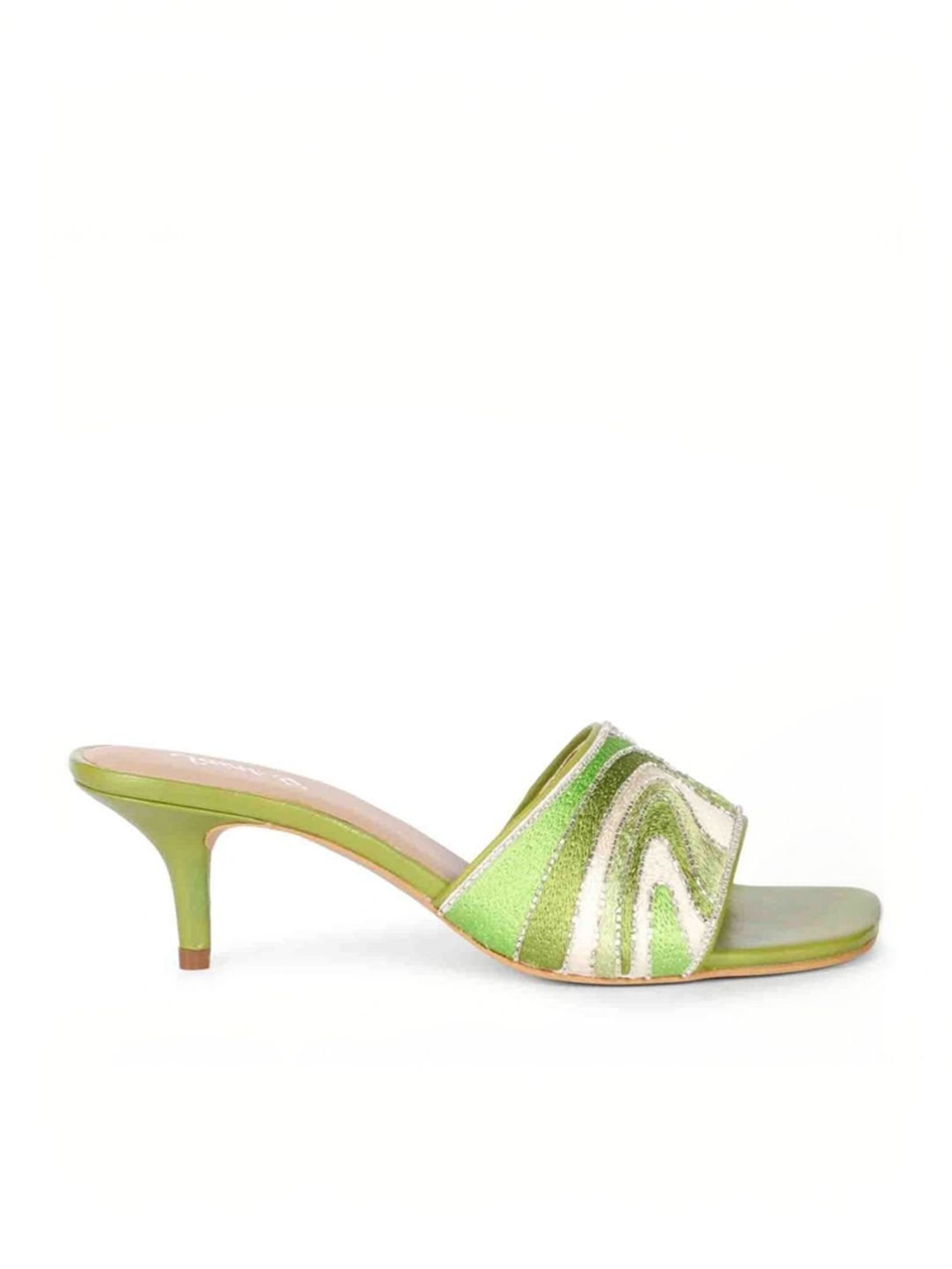 Saint G Women's Rina Green Stilettos