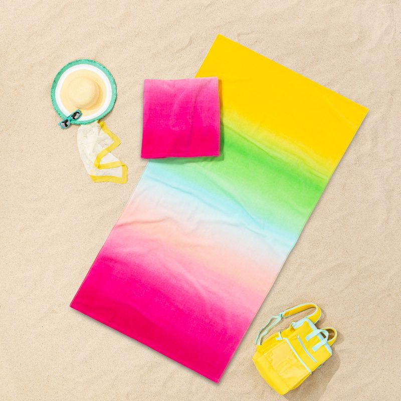 Iveta Abolina Peace Hands Tan Beach Towel - Deny Designs