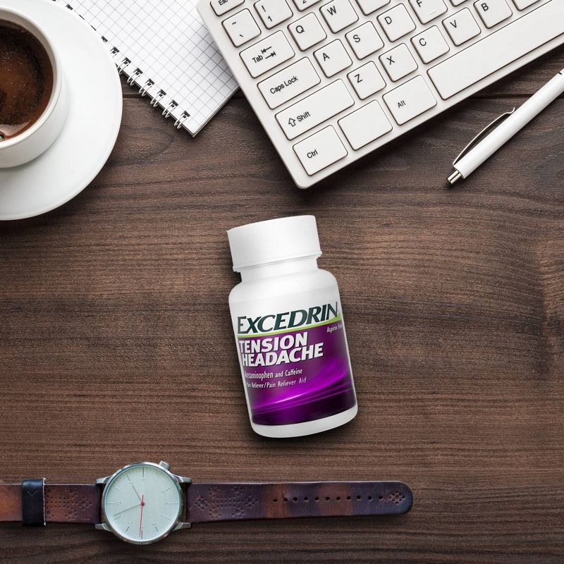 Excedrin Tension Head Ache Pain Reliever Caplets - Acetaminophen - 100ct