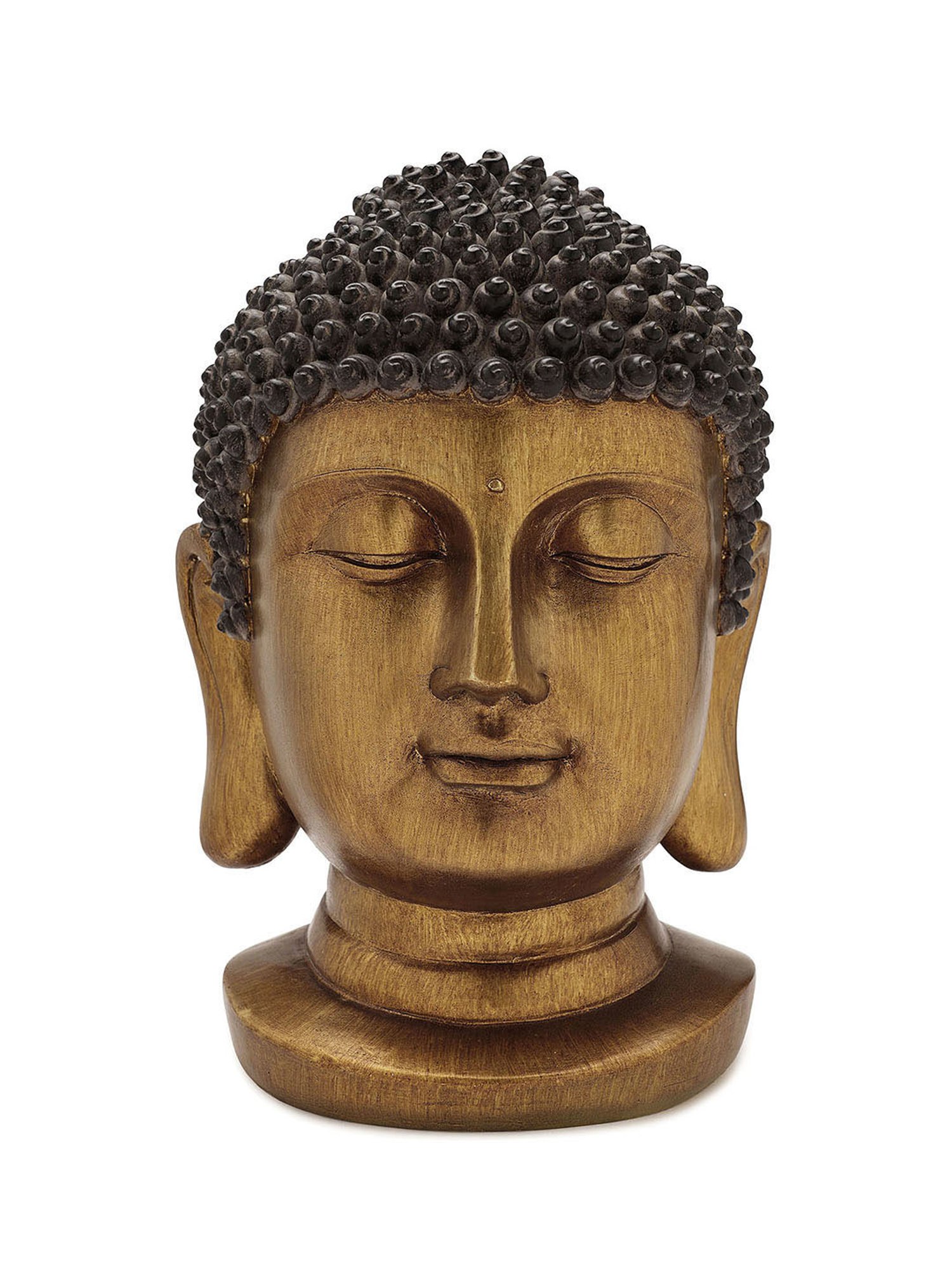 Pure Home and Living Gold Polyresin Textured Sculptures and Figurines
