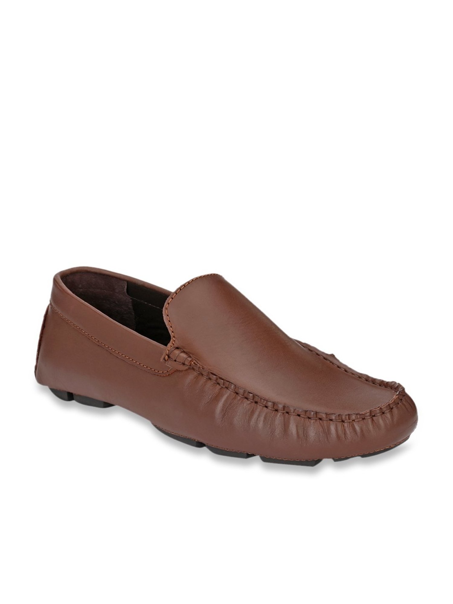 Delize Men's Brown Casual Loafers