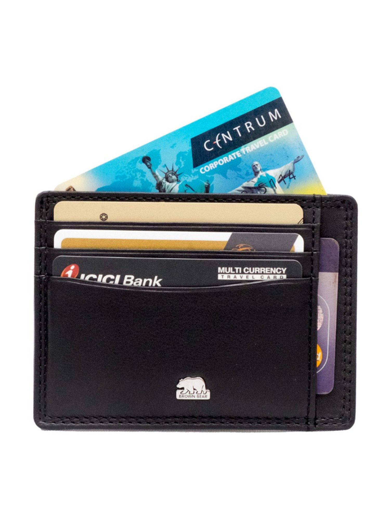 Louis Stitch Brunette Brown Leather Medium Toiletry Pouch