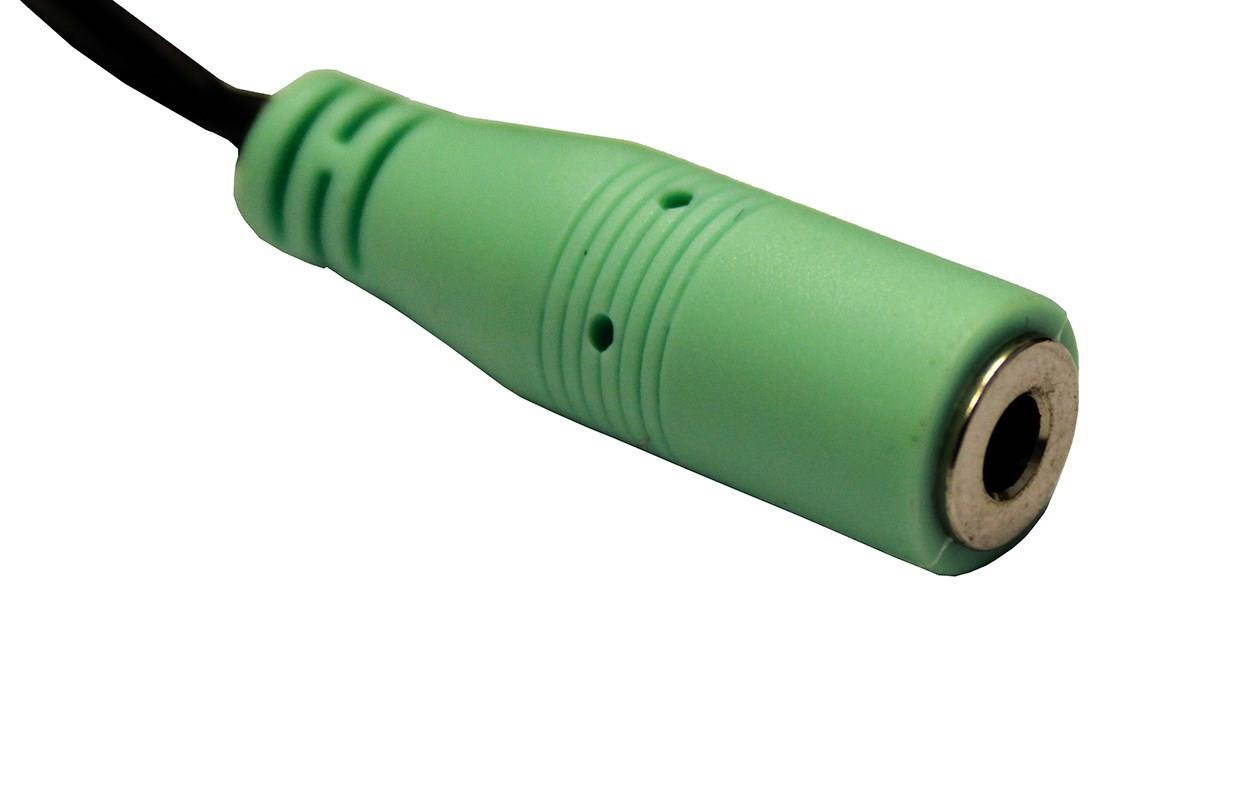 3.5mm Female RCA Y Splitter Cable for Turtle Beach Headphones by Mars Devices