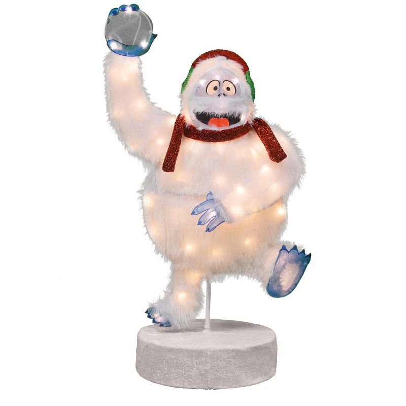 Rudolph the Red-Nosed Reindeer 36" Rudolph Led Pre-Lit 2D Rotating Yard Art Bumble