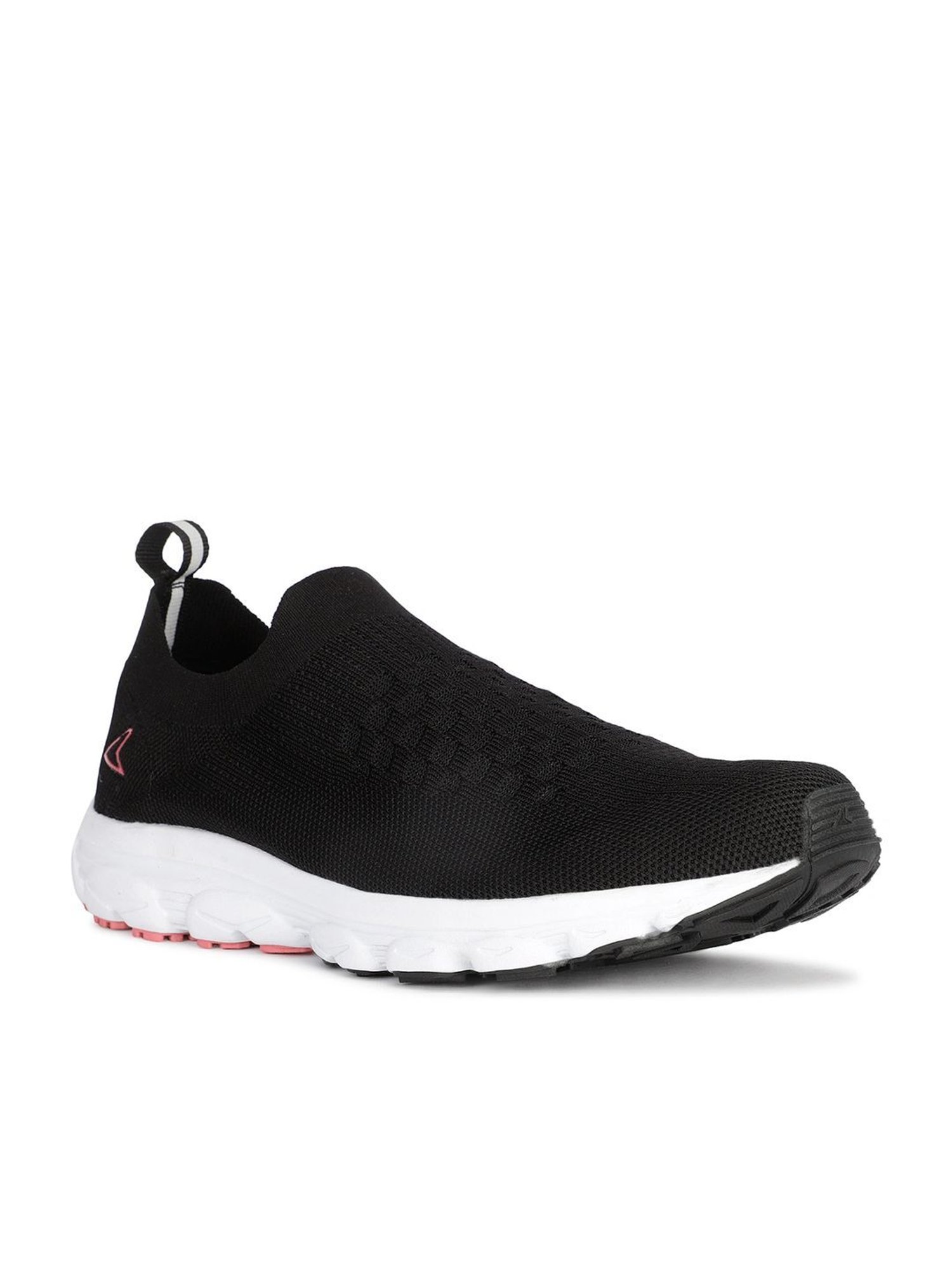 Power by Bata Women's AERO KNIT Black Walking Shoes