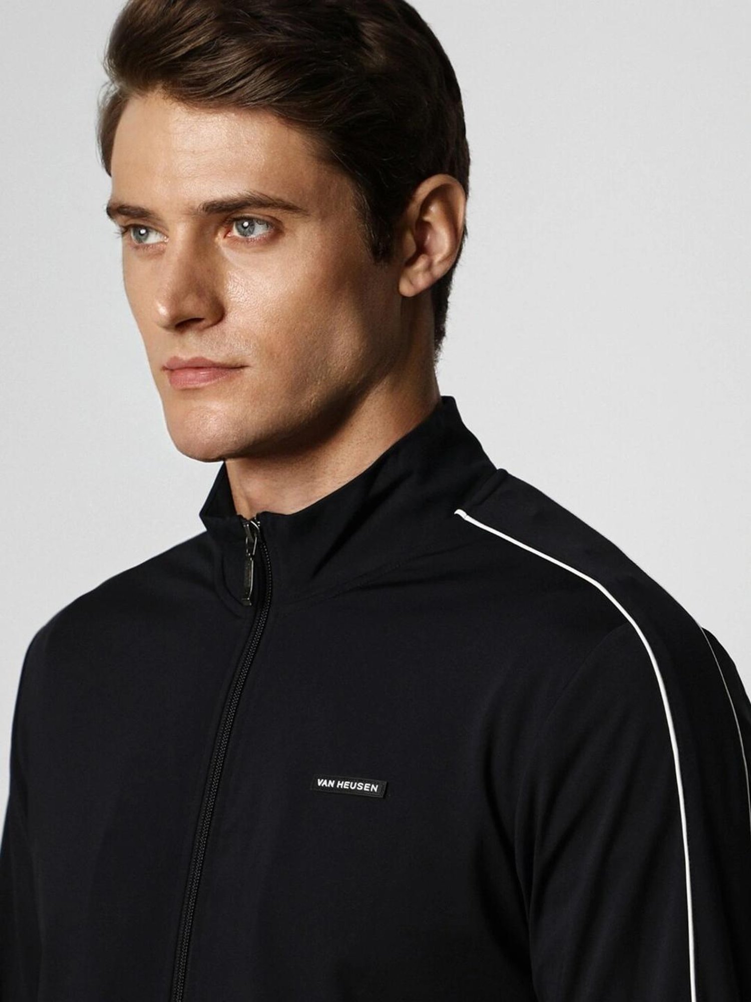 Vimal Jonney Light Mud Cotton Regular Fit Tracksuit