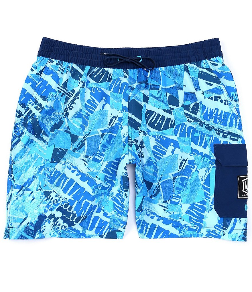 Polo Ralph Lauren Traveler Solid Blue 5 3/4#double; Inseam Swim Trunks