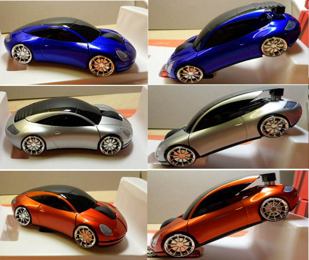 HXSJ Ergonomic Optical Office 2.4G Wireless Gaming Mouse Mice Adjustable 2400 DPI with 6 Buttons for Laptop PC Notebook Computer