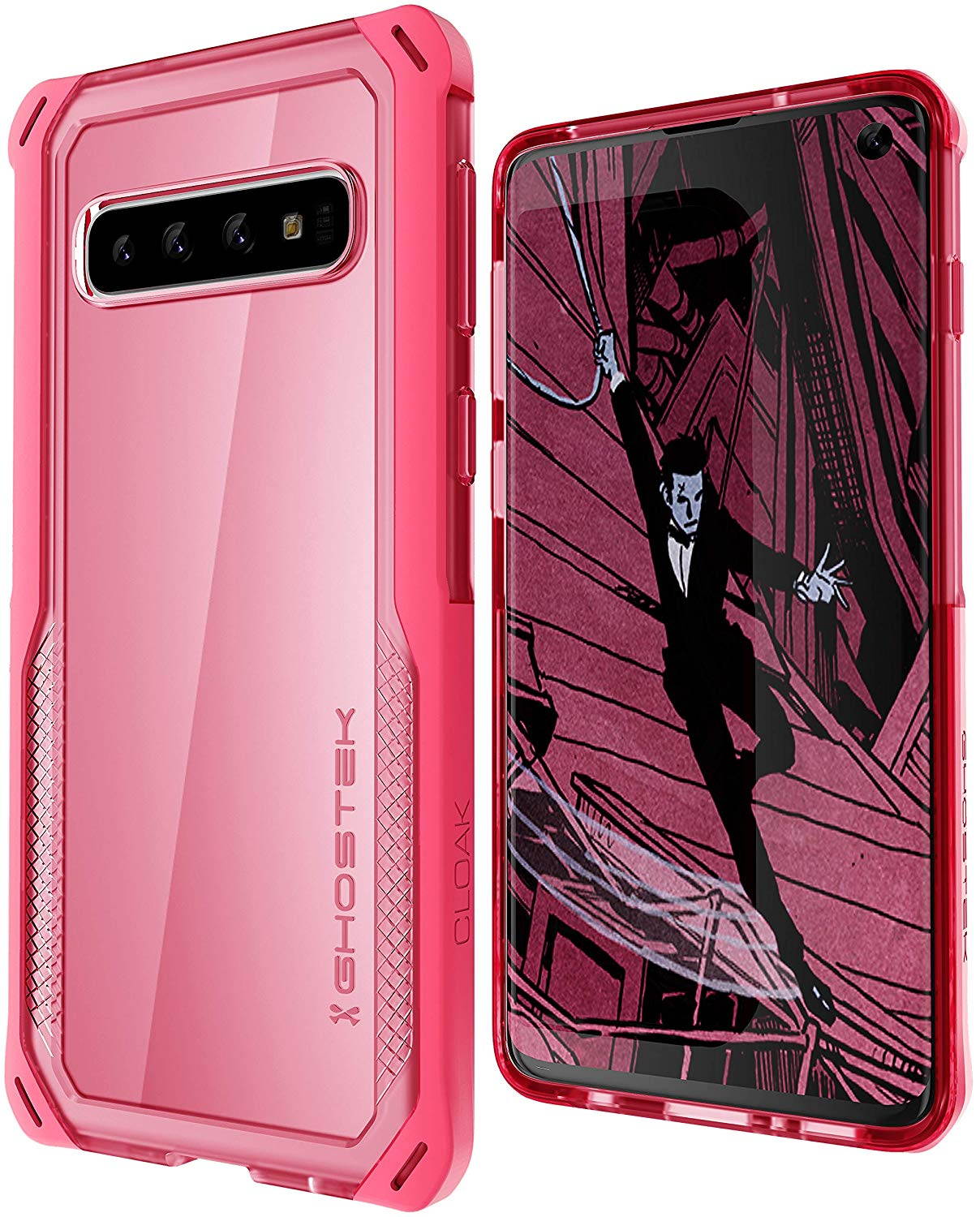 Ghostek Cloak Ultra-Thin Drop Protection Case Designed for Samsung Galaxy S10e &ndash; Pink