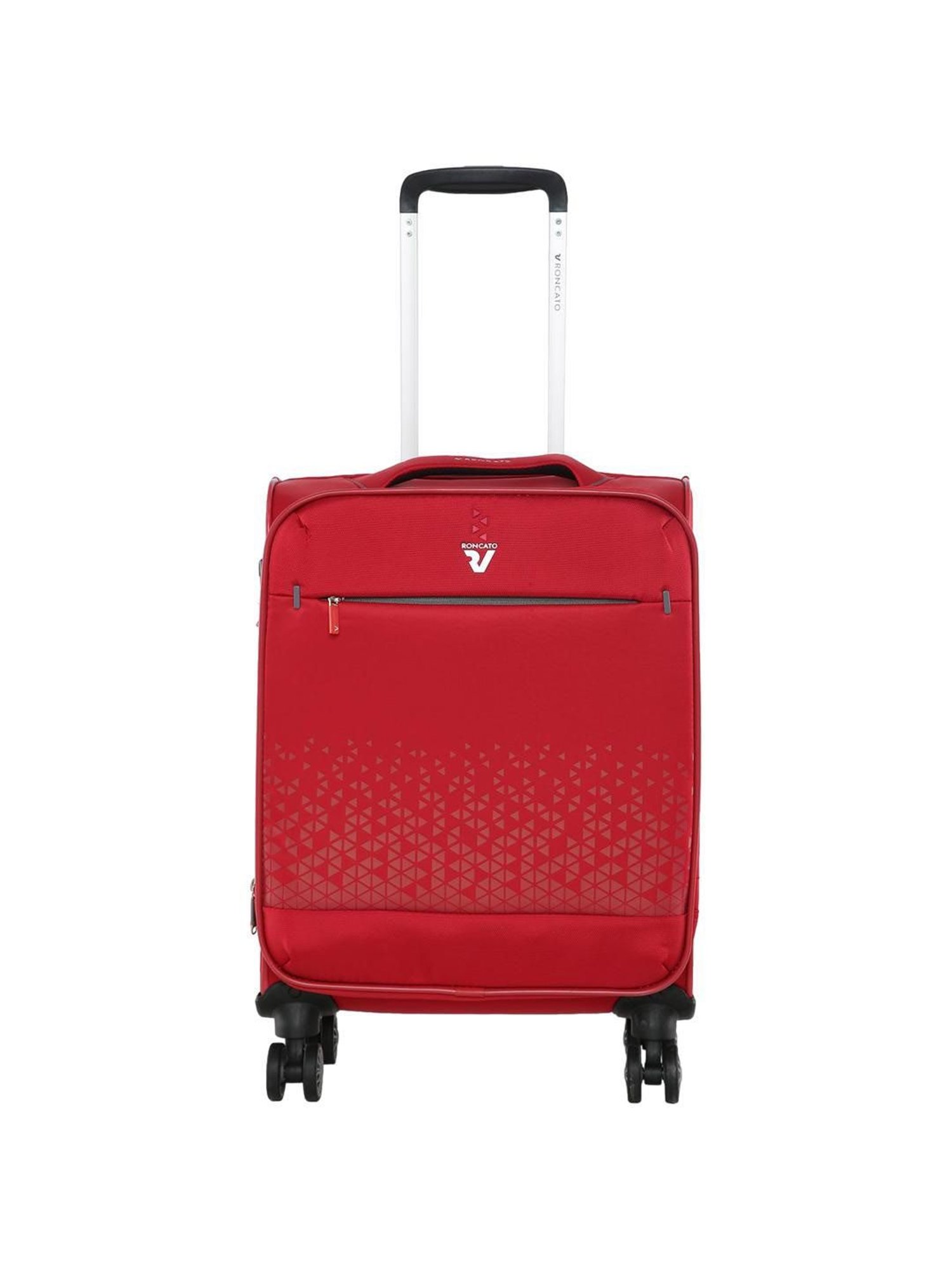 Roncato Crosslite Rosso Solid Soft Cabin Trolley Bag -21 cm