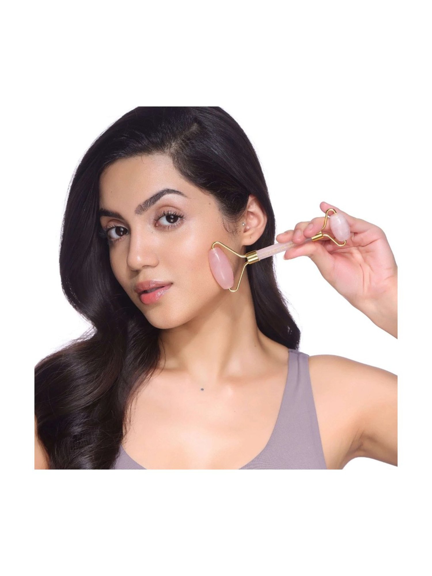 House of Beauty Rose Quartz Roller Kit - 3 Pieces