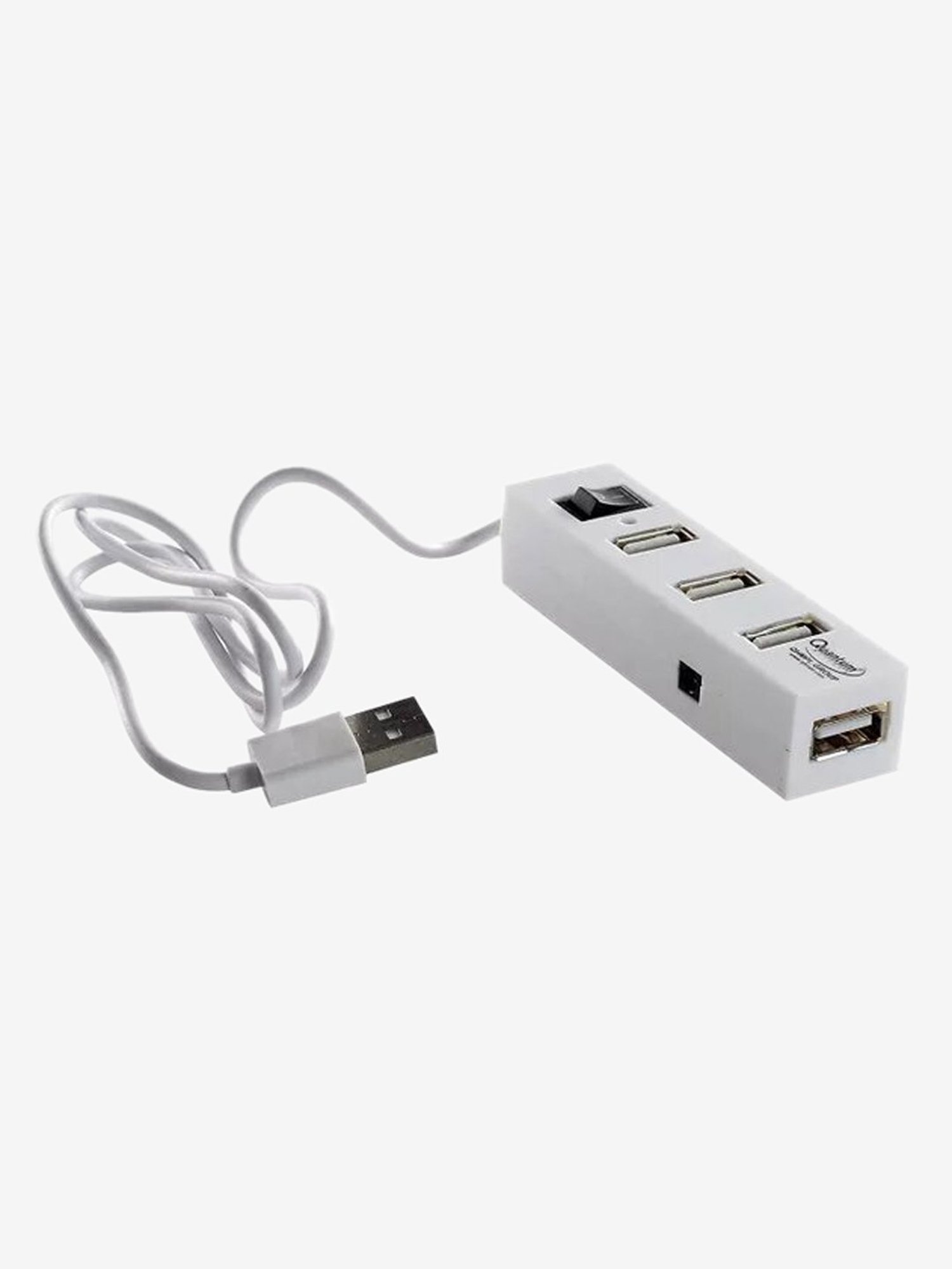 Quantum 4 Port USB Hub (QHM6660, White)