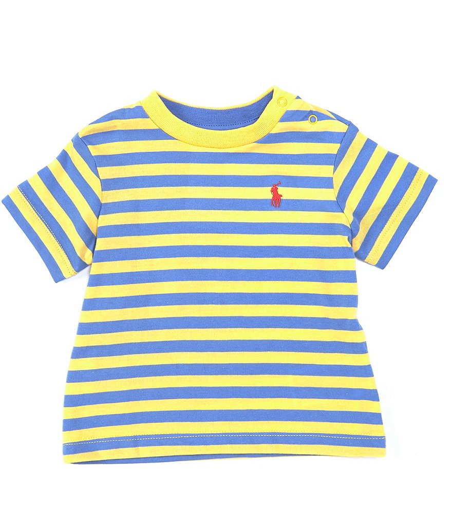 Ralph Lauren Baby Boys 3-24 Months Short-Sleeve Stripe Jersey Tee