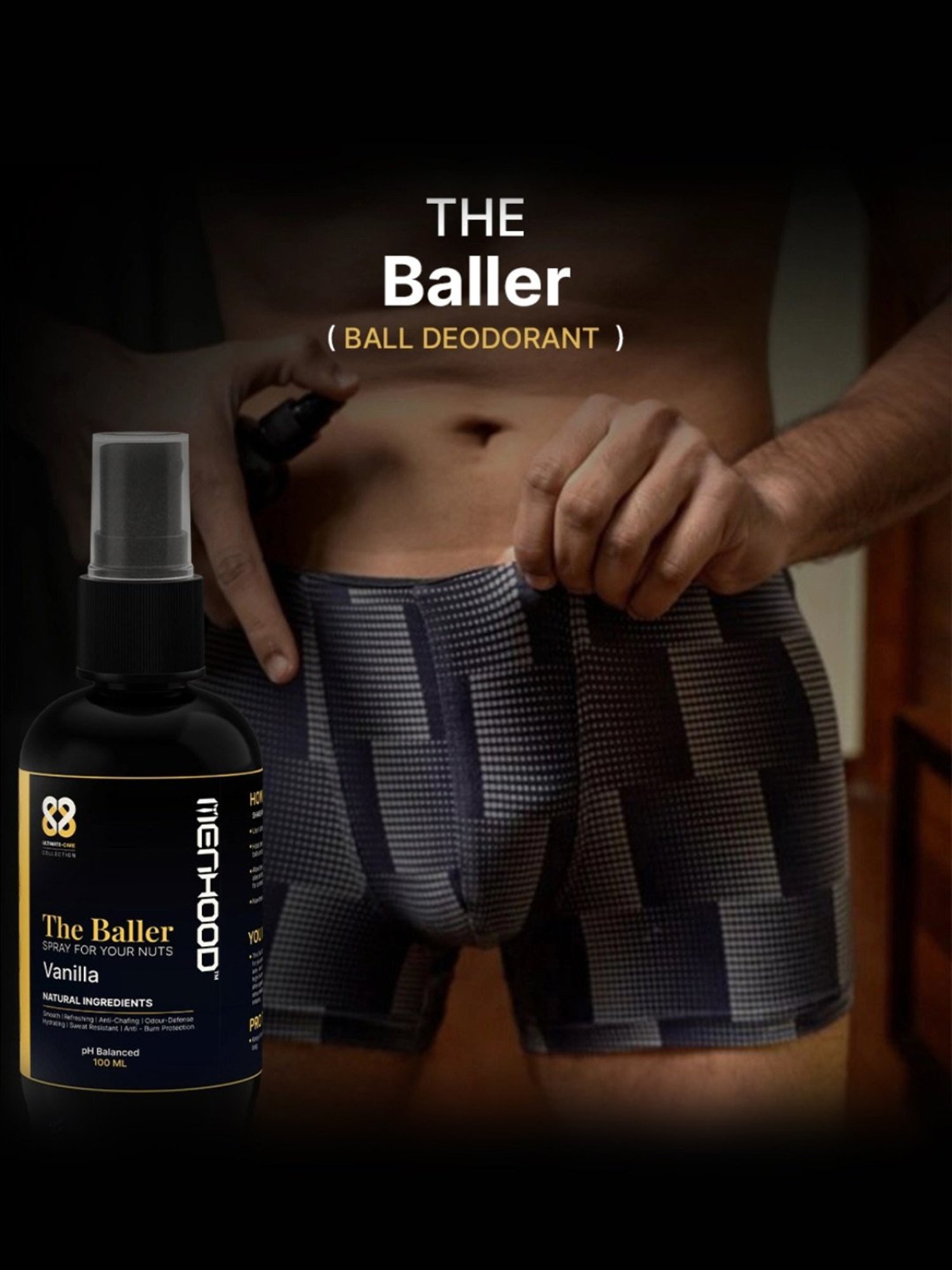 MENHOOD Essential Package 2.0, Trimmer, Pre-Trim Gel, Ball Shower Gel, Razor, Man-Cure Kit & More