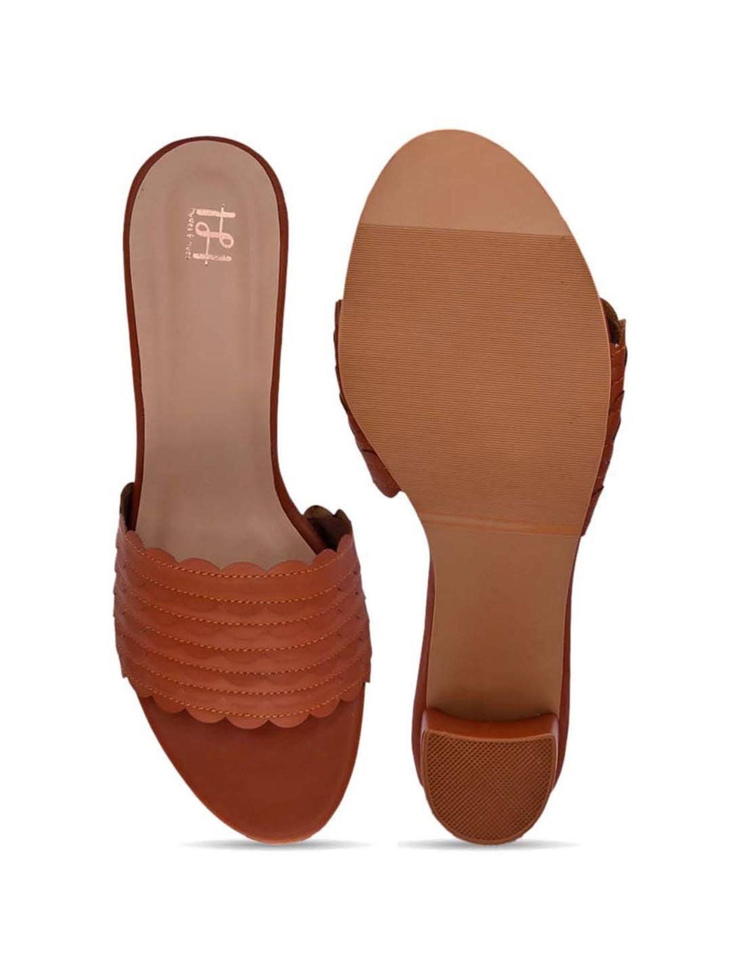 Hydes N Hues Women's Tan Casual Sandals