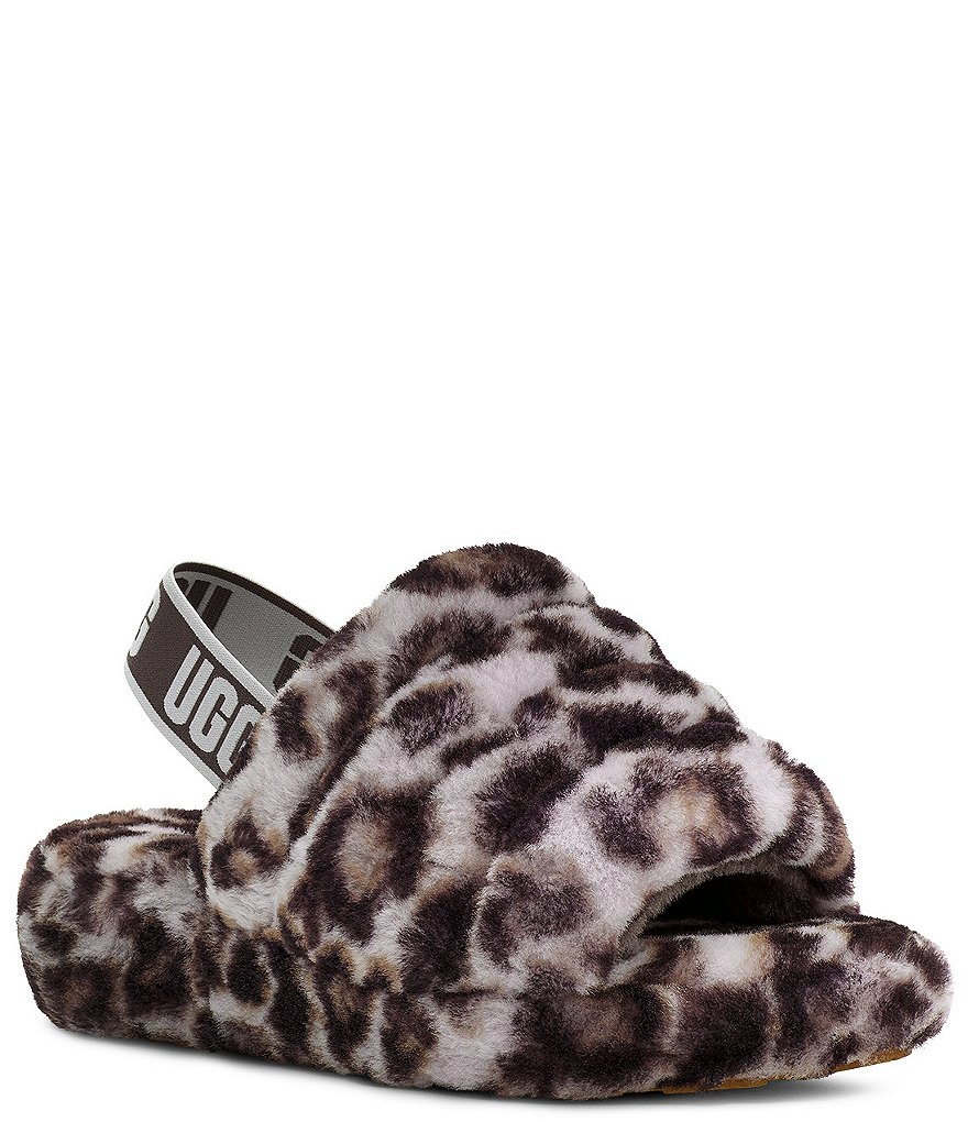 UGG&reg; Fluff Yeah Panther Fur Slides