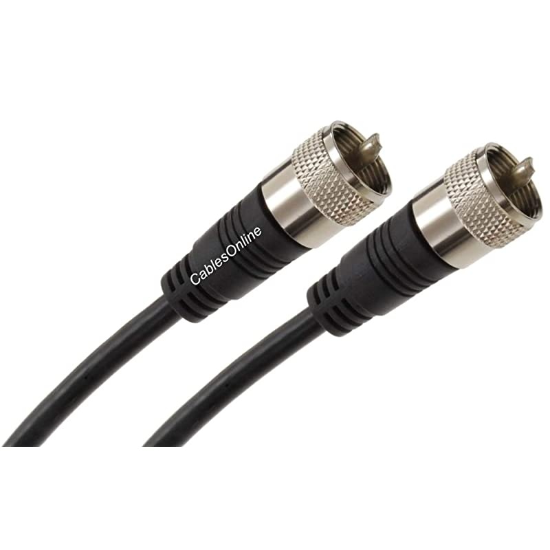 12ft RG8x Coax UHF PL259 Male to Male 50 ohm Antenna Cable RU012