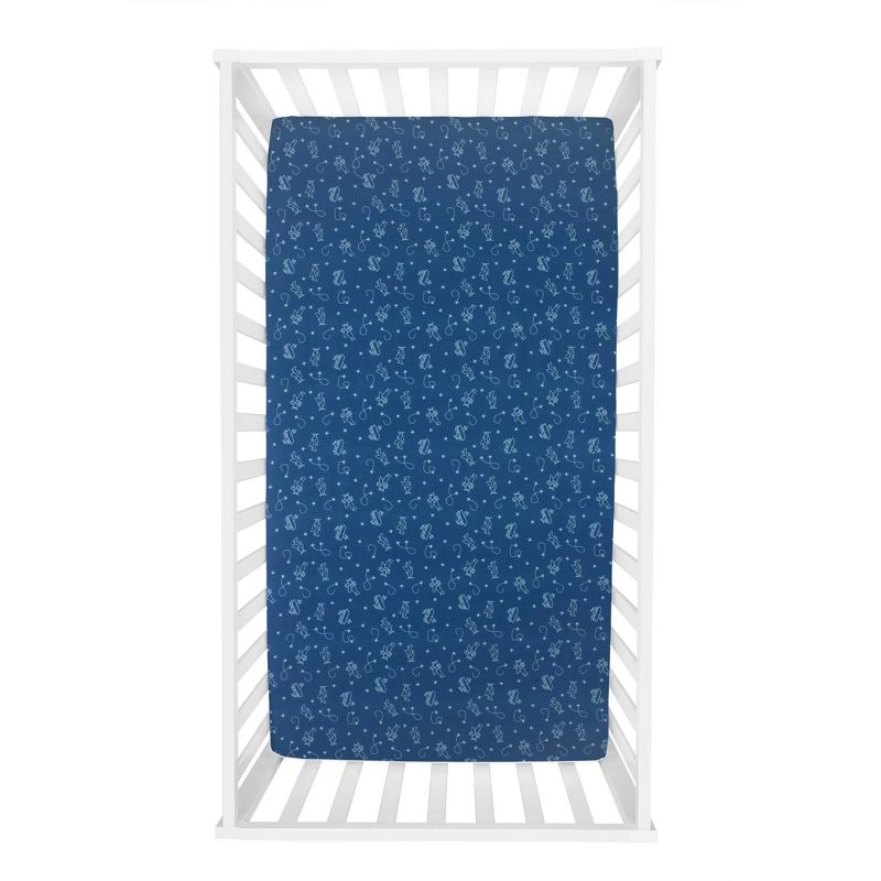 Sammy & Lou Airplanes Microfiber Crib Sheet - 2pk