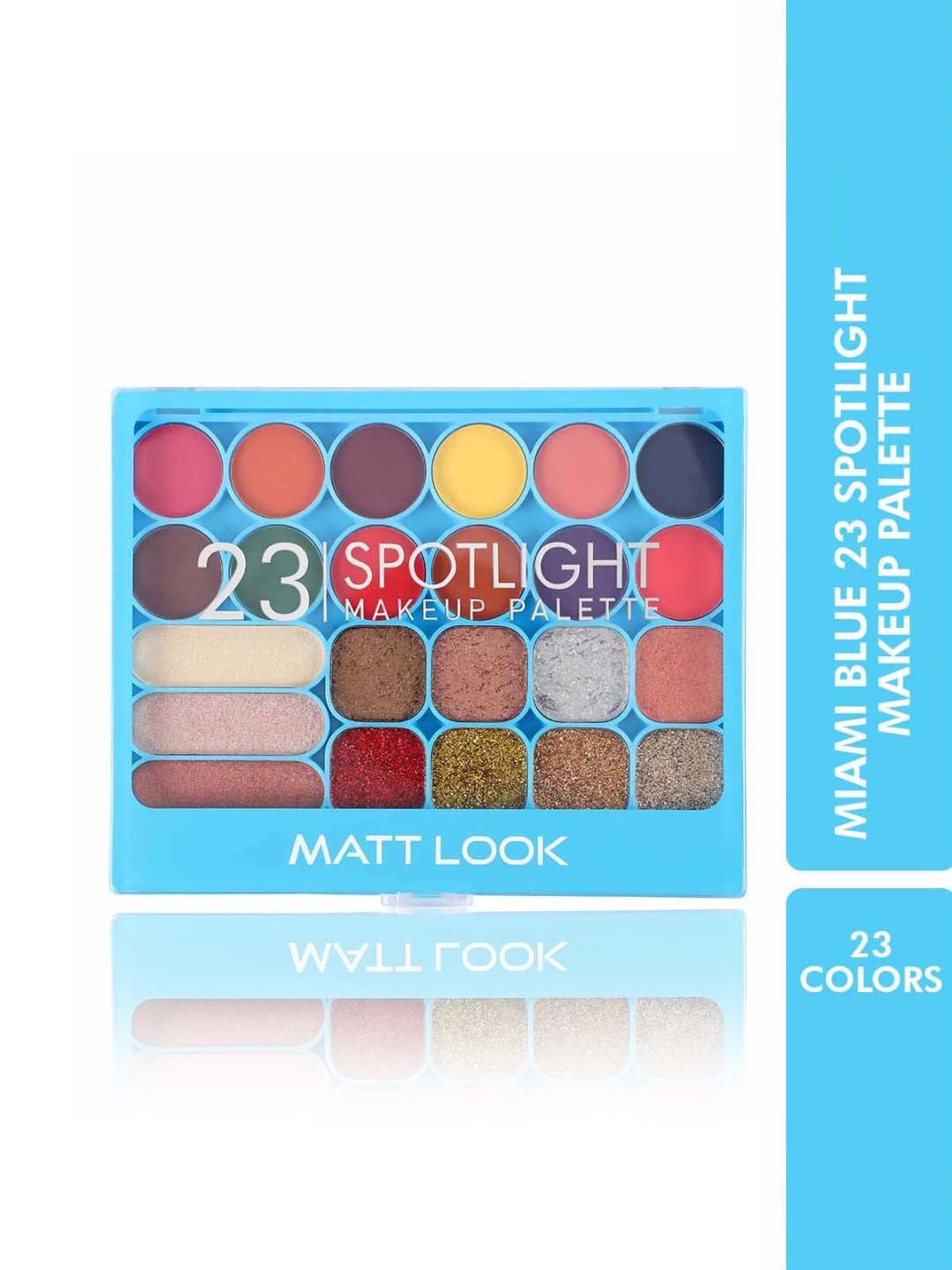 Matt Look 23 Spotlight Makeup Palette Miami Blue - 35 gm