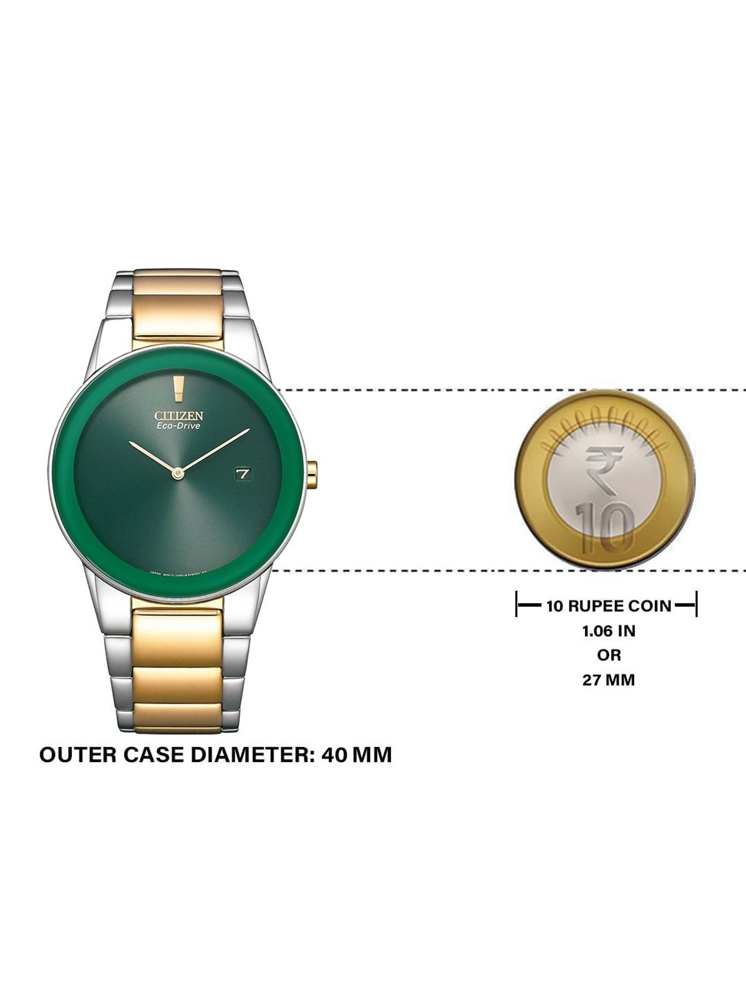 Citizen AU1064-85X Eco Drive Analog Watch for Men