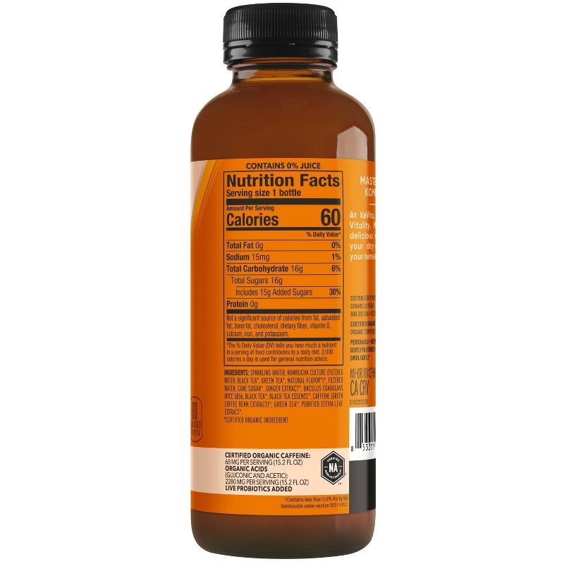 KeVita Ginger Master Brew Kombucha - 15.2 fl oz