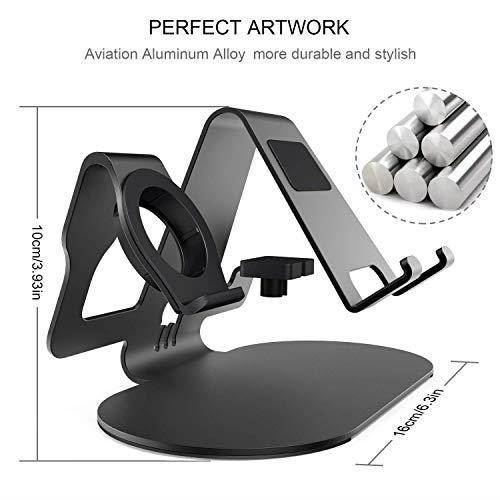 in 1 Aluminum Charging Station for Apple Watch Charger Stand Dock for iWatch Series 421iPadAirPods and iPhone XsX MaxXRX88Plus77 Plus 6S 6S PlusBlack