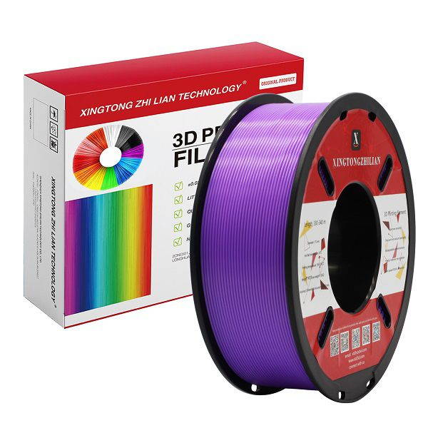 XTZL3D| PLA Material Printing Filament for 3D Printer, Purple,1kg, 1.75mm