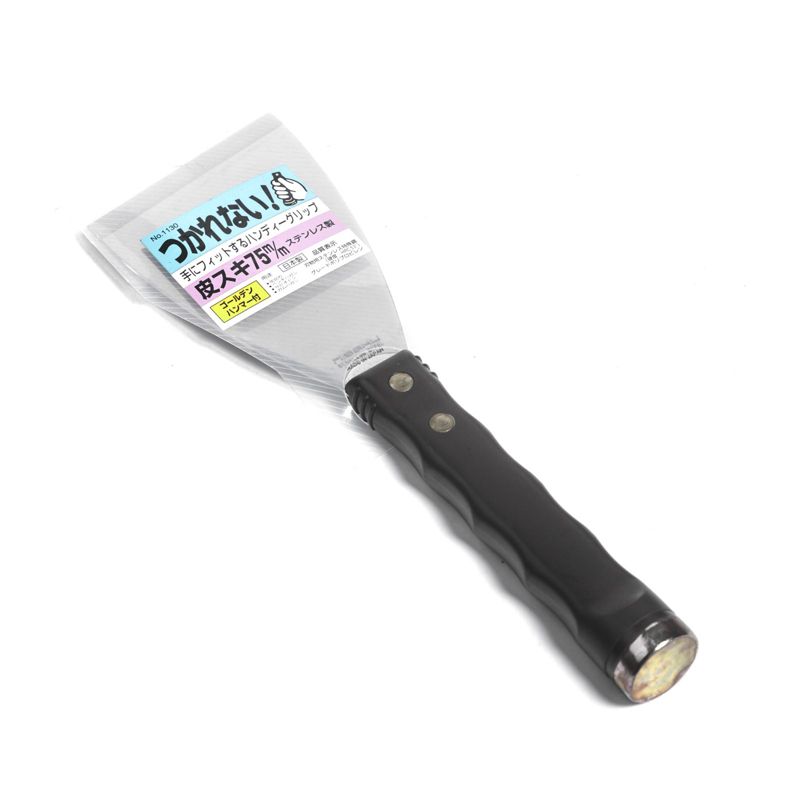 Nisaku Japanese Stainless Steel Scraper Knife with Hammer End, 3-Inch Blade.