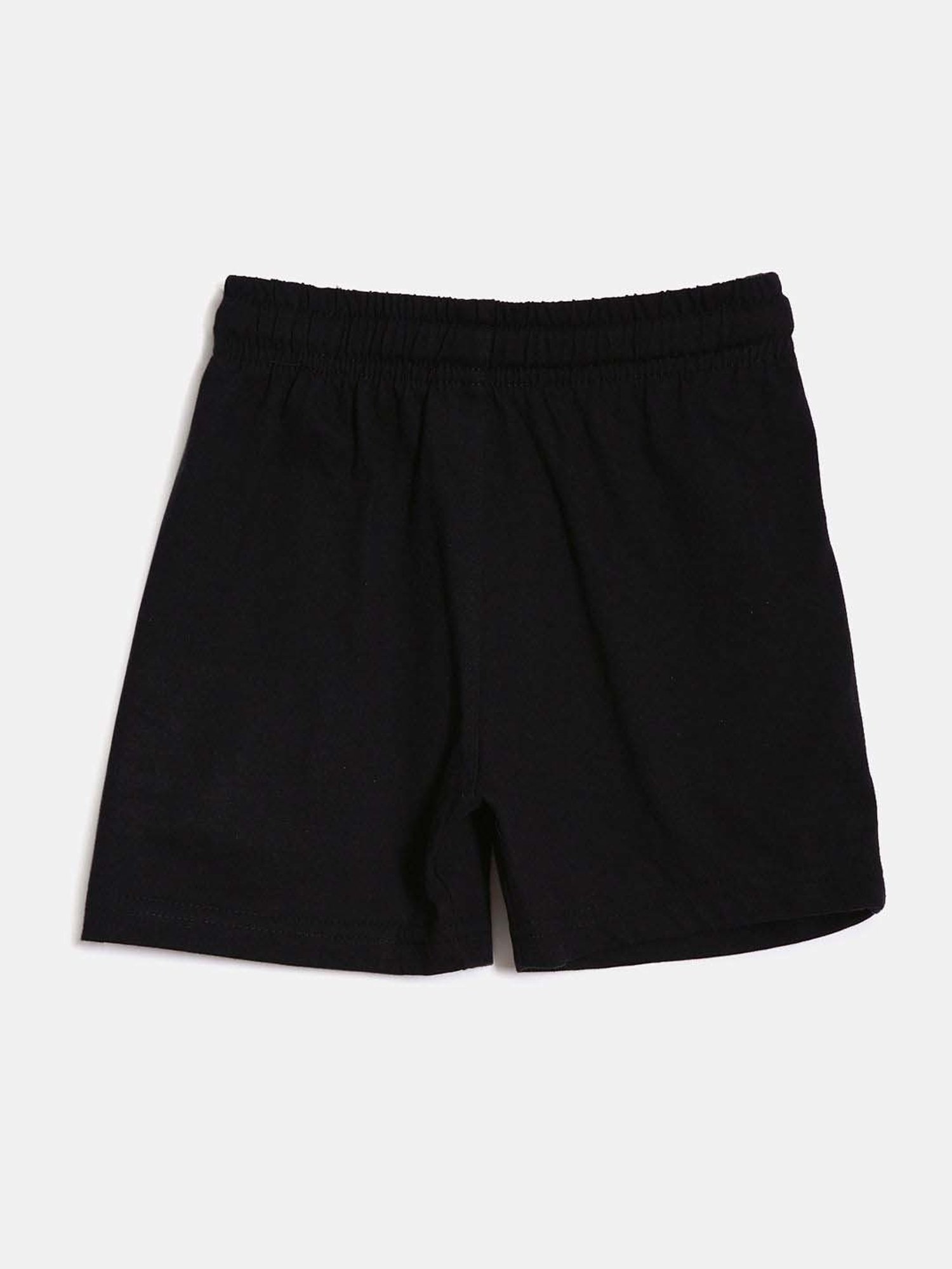 Dixcy Scott Originals Kids Black & Blue Cotton Regular Fit Shorts