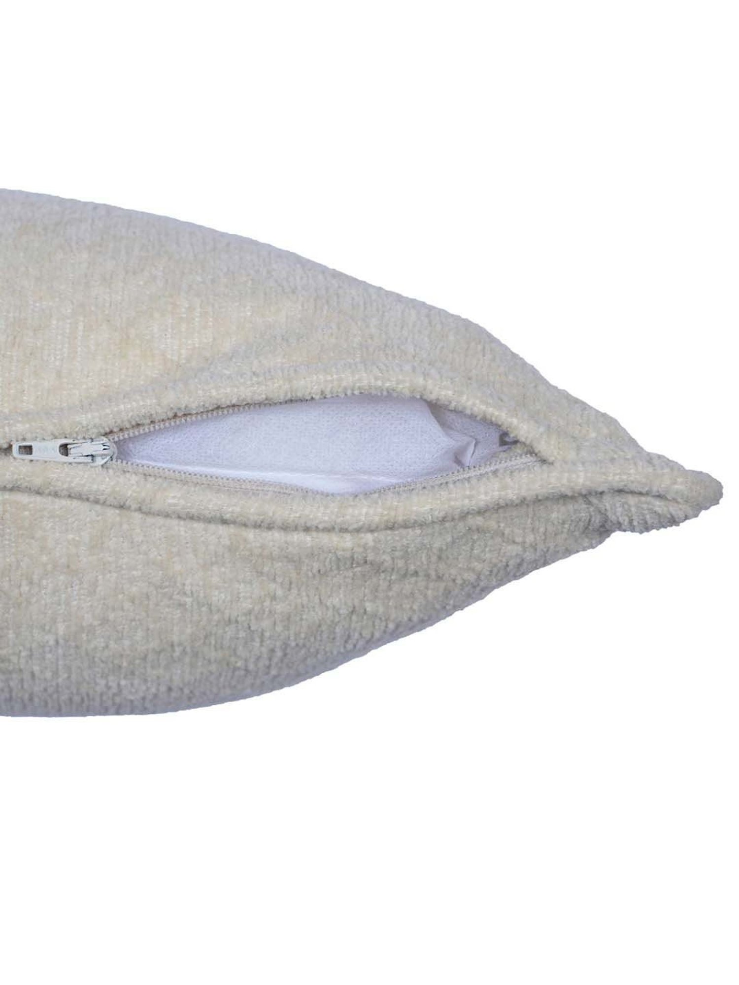 Maspar Colorart Blaize Vanilla Cotton 200 TC 256 GSM Cushion Cover