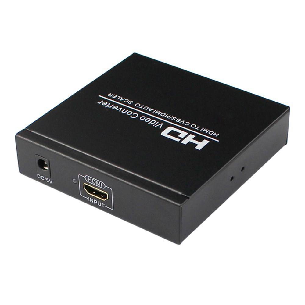 KINGZONE HDMI to AV + HDMI Distributor HD HDMI To CVBS Composite Video One Minute Two Simultaneous Output