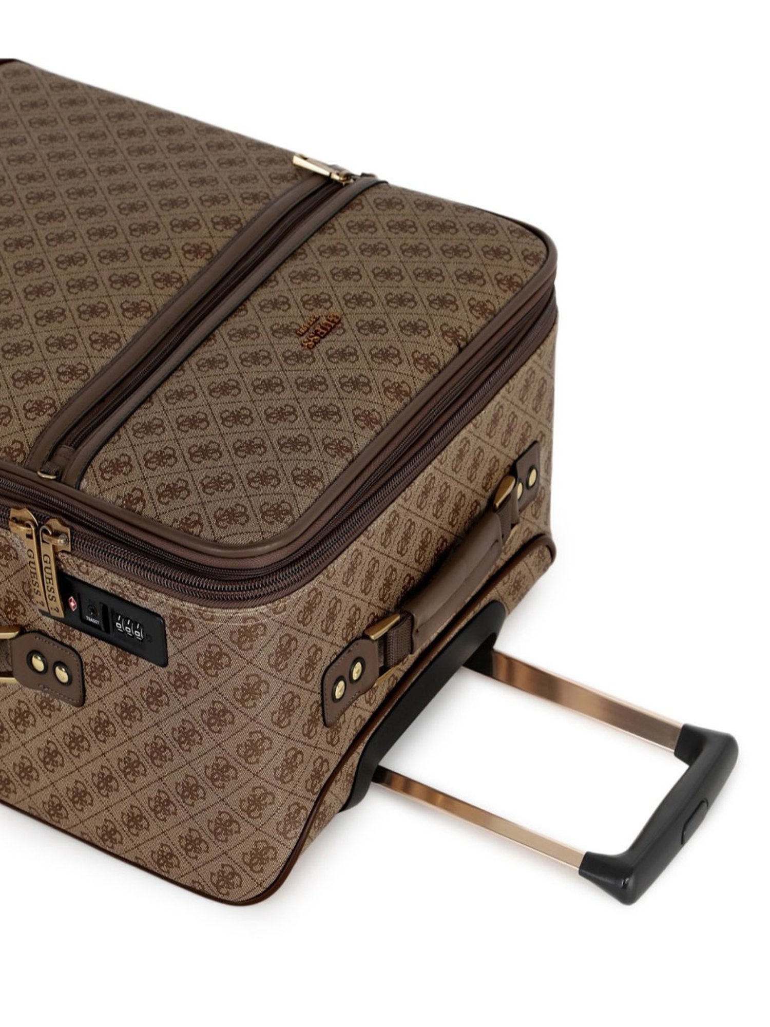 Guess Latte 8 wheels Large Soft Cabin Trolley Bag