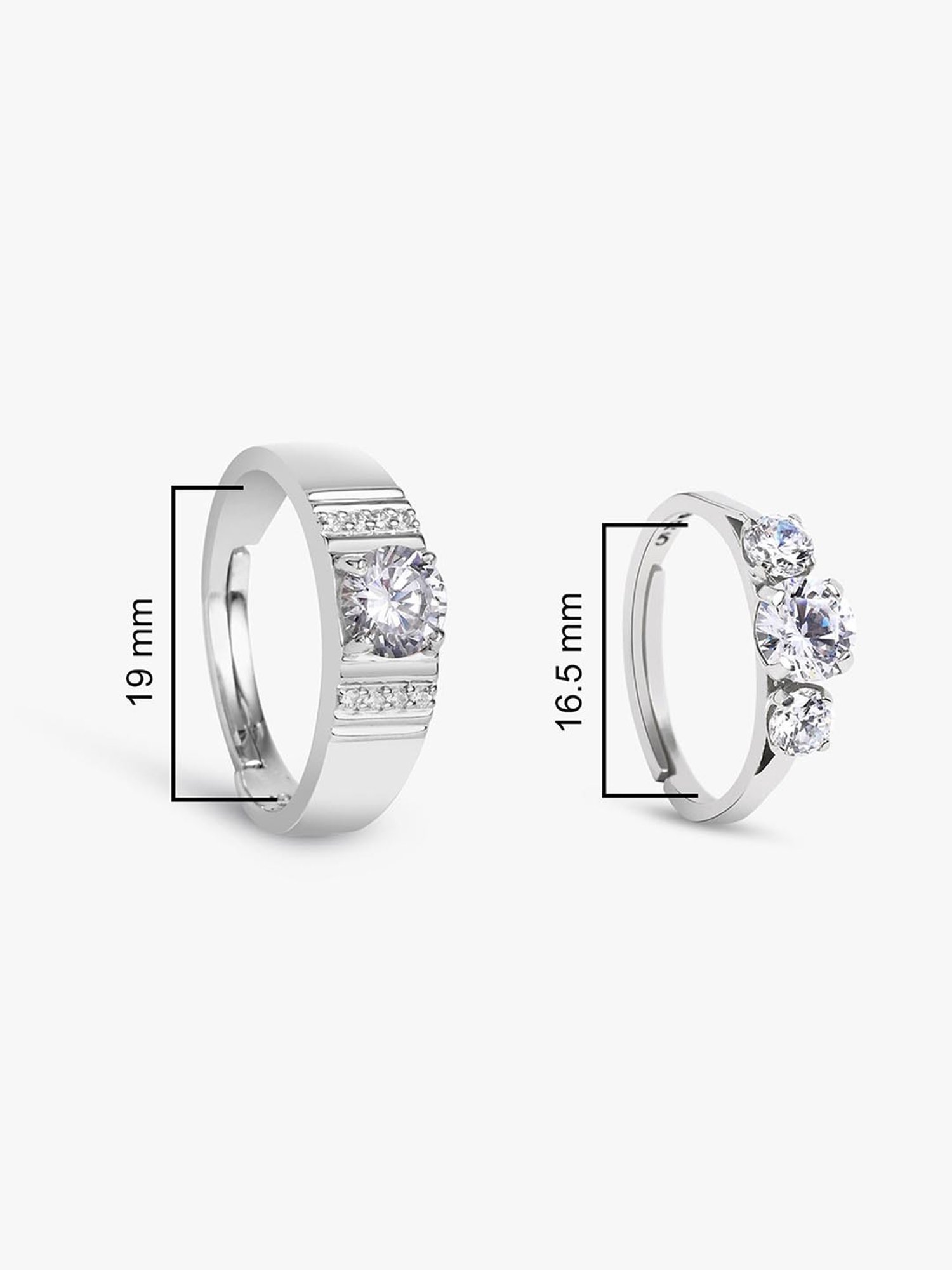 March by FableStreet 92.5 Sterling Silver Everlasting Ring