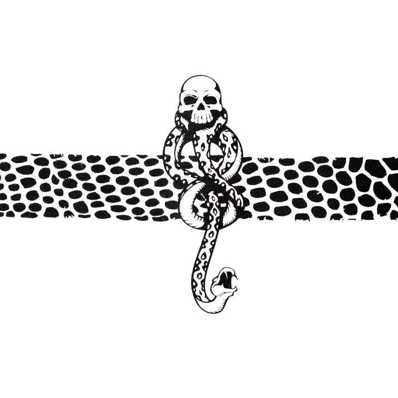 Robe Factory LLC Harry Potter Dinner Table Placemats | 4-Piece Death Eater Dinner Table Mats