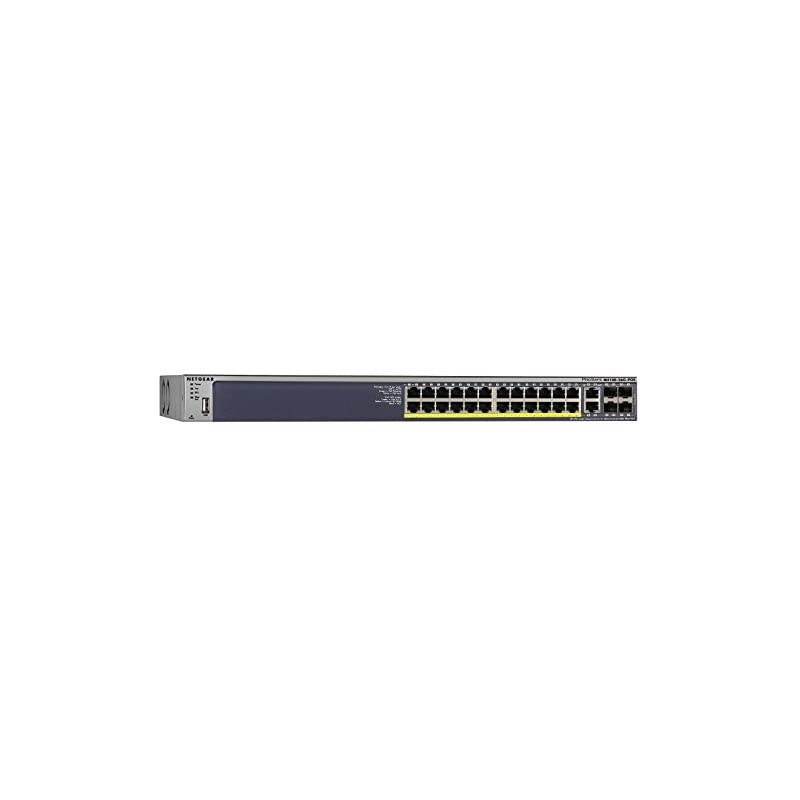 10-Port PoE Multi-Gigabit Ethernet Fully Managed Switch (GSM4210P) - with 8 x PoE+ @ 240W, 2 x 10G SFP+, Wall or Rackmount, and Limited Lifetime Protection, M4200 Series
