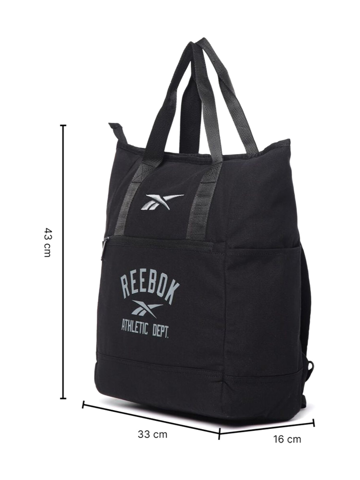 Reebok Black Backpacks - 7 Ltrs