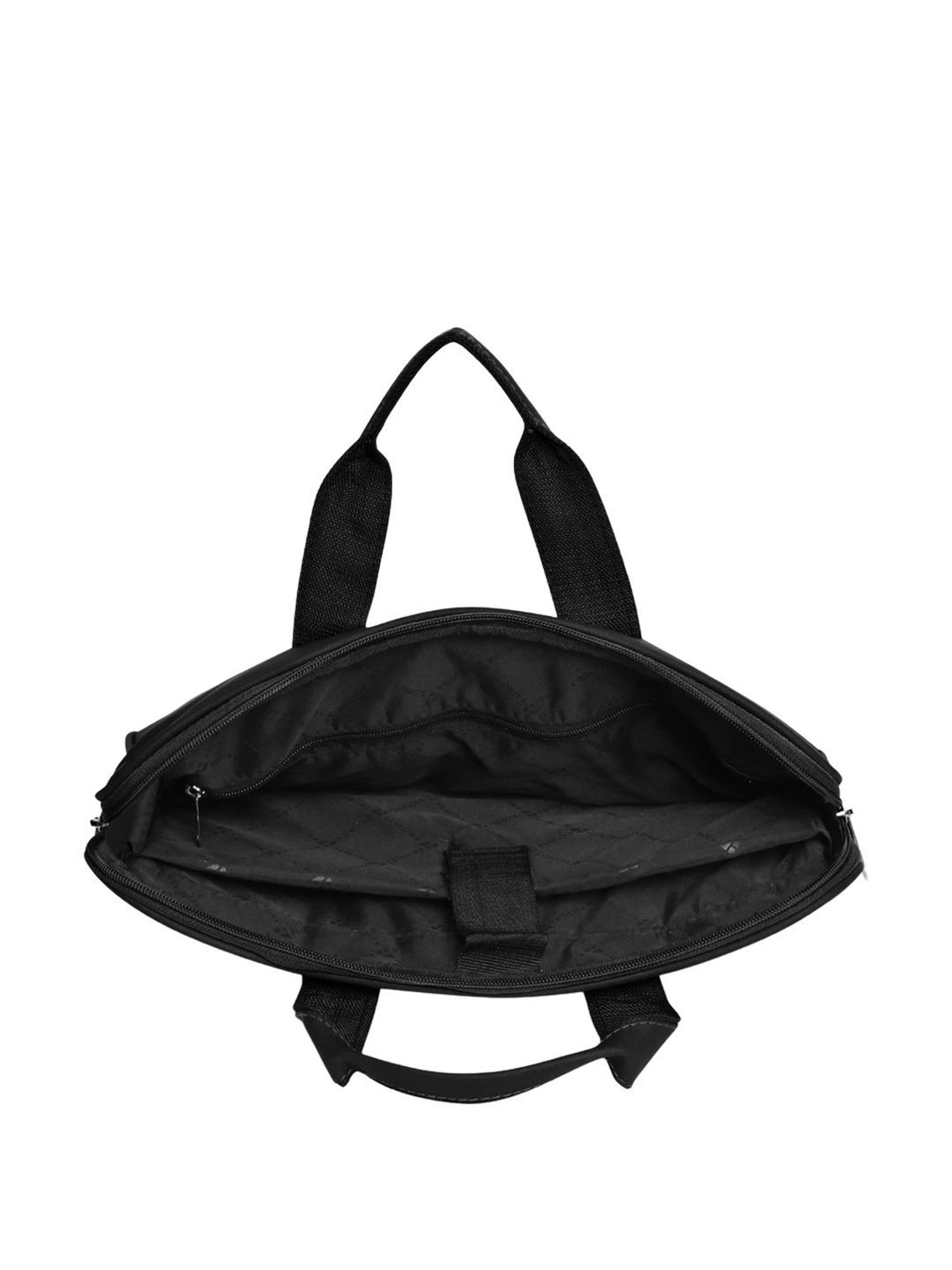 Priority Black Synthetic Large Messenger Bag