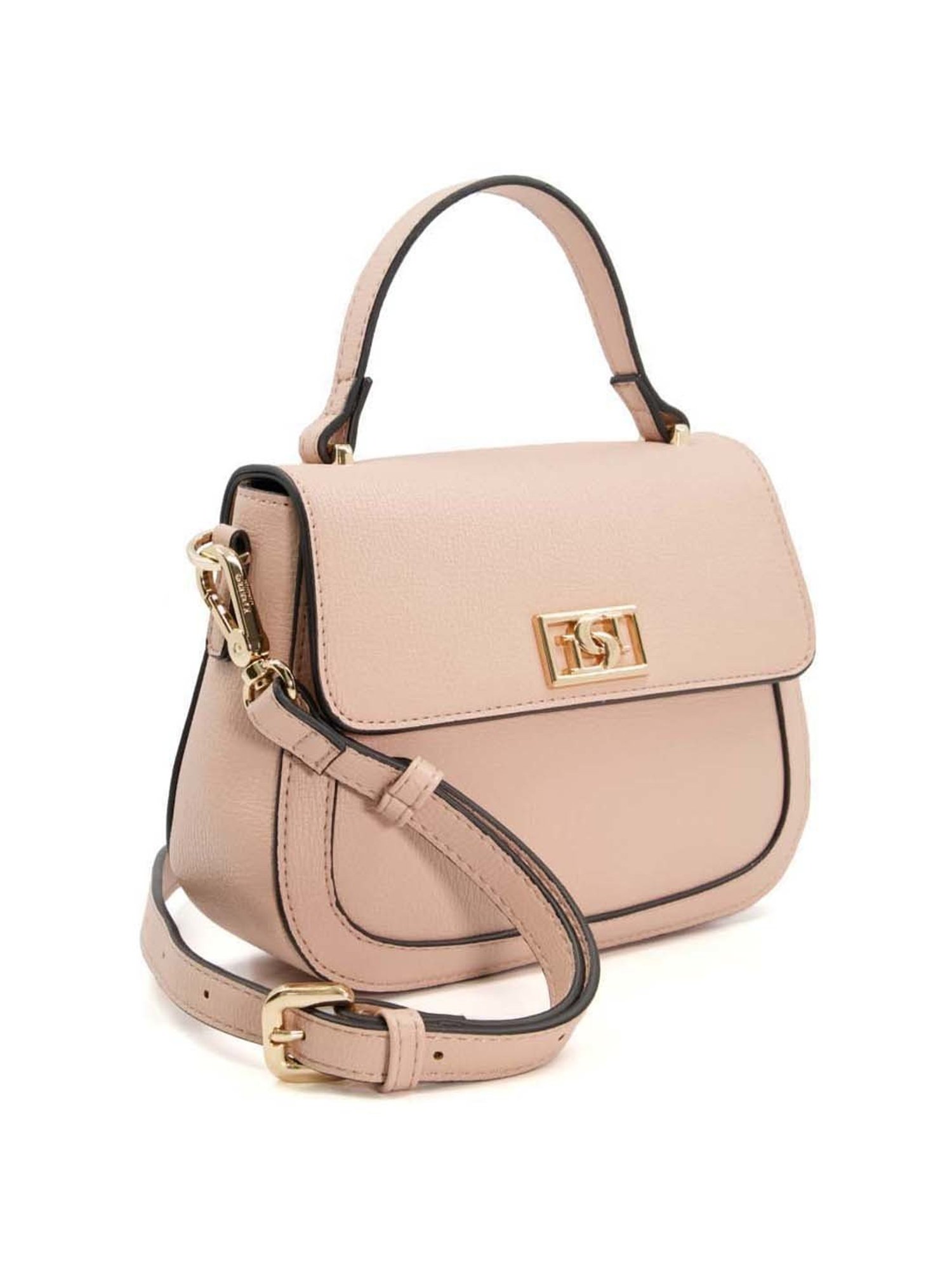 Dune London Beige Solid Small Satchel Handbag